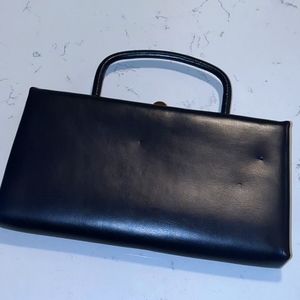 Vintage 1970s After Five Navy Purse